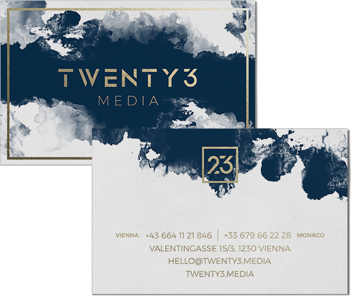 TWENTY3 MEDIA Branding