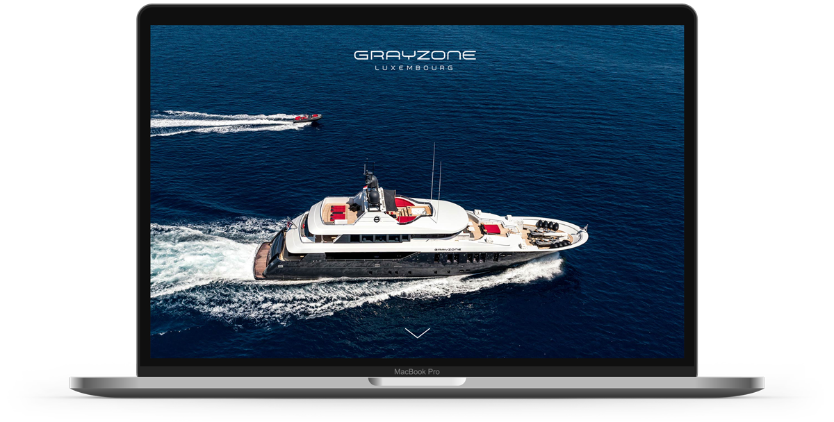 Grayzone super yacht web design